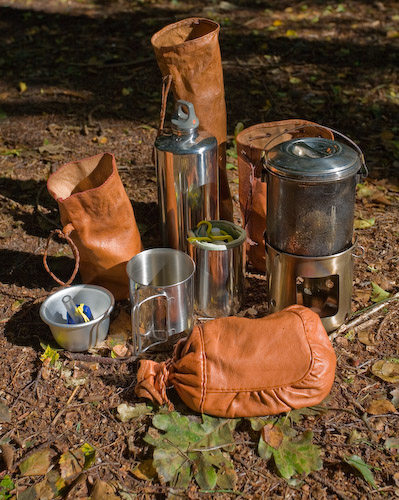 Food and drink equipment for wilderness use. - © 2017 - Gary Waidson - Ravenlore